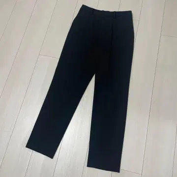 유니클로 스마트 앵클 팬츠 블랙 여성용 M/긴 길이