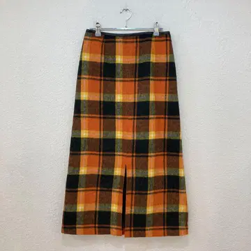 쉽스에니 워셔블 FAbRICA 체크 I라인 스커트