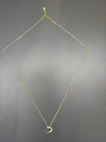 Heart necklace Ag 925 color Gold No.1433