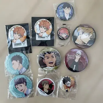 하이큐 캔뱃지 묶음 판매