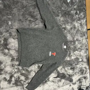 VISION STREET WEAR 그레이 니트 스웨터 L