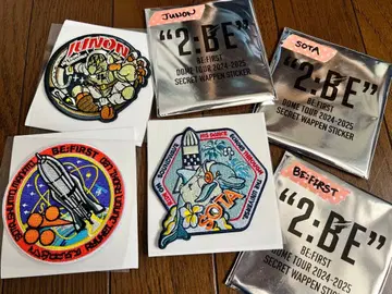 BE:FIRST 2:BE 돔 투어 시크릿 와펜 스티커 세트