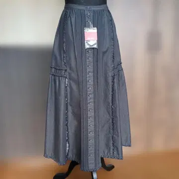 핑크하우스 데님 스커트