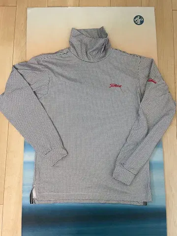 Titleist 도트 무늬 터틀넥 셔츠