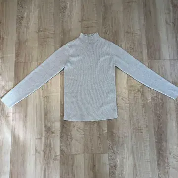 green label relaxing 리브 니트 베이지