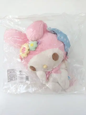 마이멜로디 봉제 인형 파라솔 핑크 택 포함