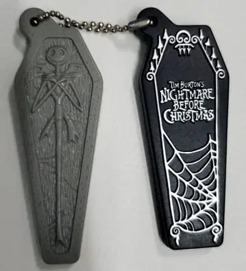 나이트메어 비포 크리스마스 코핀형 거울 키링 세트