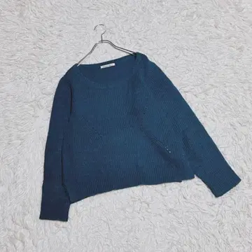 [엘베] 니트탑 (40) 스웨터 울 알파카