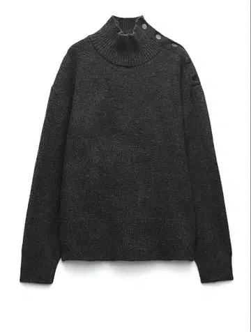 ZARA 자라 숄더 버튼 니트