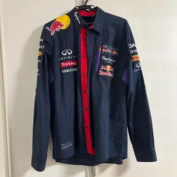 레어 pepe jeans RED BULL 레이싱 긴팔 셔츠