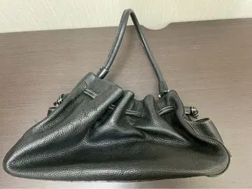 Kate spade 숄더백 복조리 가죽 블랙 엠보 로고