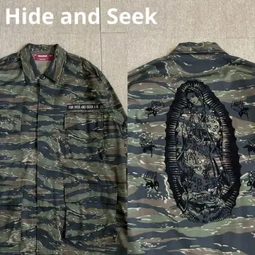 Hide and Seek BDU 자켓 타이거 카모 마리아 기무라 타쿠야