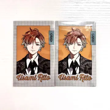 니지산지 GRAY x ACCENT 랜덤 폴라로이드풍 카드 우사미 리토