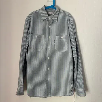 BLUE BLUE 블루블루 스트라이프 워크 셔츠 2