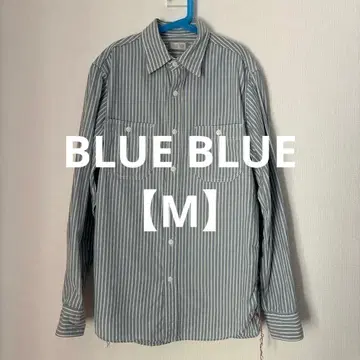 BLUE BLUE 블루블루 스트라이프 워크 셔츠 2
