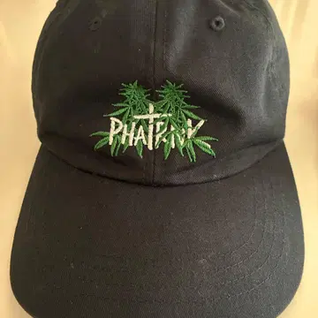 PHATRNK 자수 블랙 캡