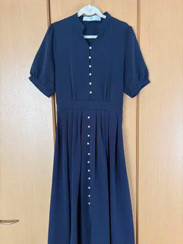 tocco closet 네이비 반팔 셔츠 원피스 M