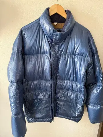 LACOSTE 다운 자켓 네이비 블루