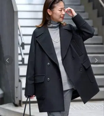 JOURNAL STANDARD Belland 울 톤 코트 블랙