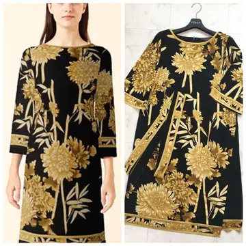 최근 상품급 레오나르 카캉 벨트 원피스 42