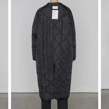 새상품 HYKE 하이크 QUILTED LINER COAT 블랙4