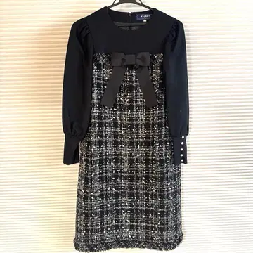 [새상품급] M'S GRACY 트위드 원피스 38