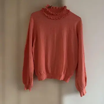 새상품급 카라 프릴 니트