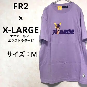 [새상품급] FR2 x X-LARGE 셔츠 퍼플 M 사이즈