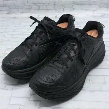 HOKA ONEONE 호카오네오네 본다이 가죽 블랙 스니커즈 29