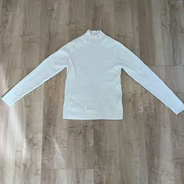 green labal relaxing 리브 니트 화이트