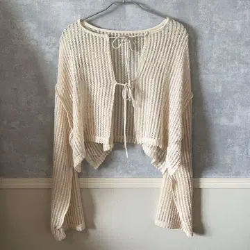 Kastane 가디건 볼레로 화이트 S