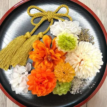 성인식 졸업식 시치고산 사전 촬영 머리 장식