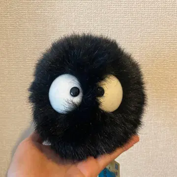 미타카의 숲 미술관 지브리 토토로 까만 아기 도깨비 봉제 인형