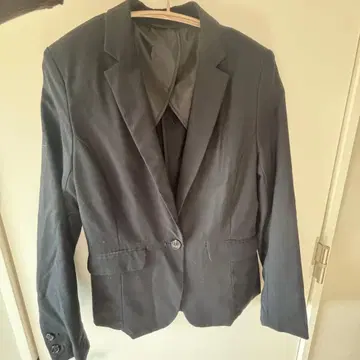 GU 워셔블 테일러드 자켓 M 블랙 여성용 가을