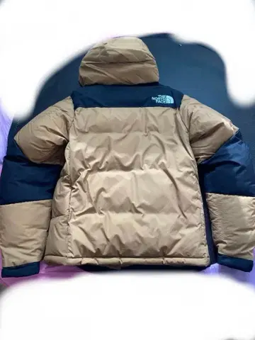 THE NORTH FACE 다운 자켓 L 사이즈 베이지/블랙