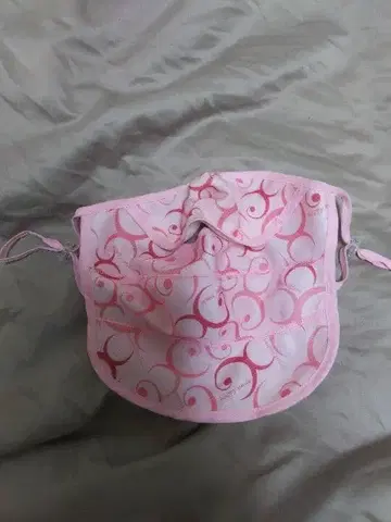 V컷 마스크 2매 세트 꽃가루 꽃가루증 약 소두 효과 UPF50+ 냉감