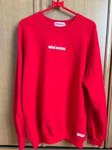 miki HOUSE 레드 맨투맨 L 90s 당시 제품