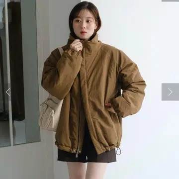 [ 미사용 새상품 ] kastane 체크 충전솜 리버서블 아우터