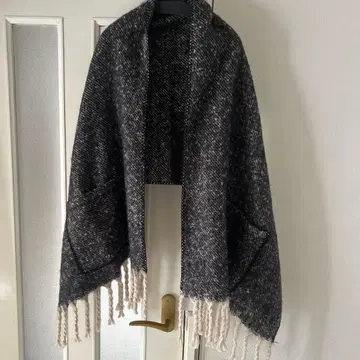 플라스테 포켓 부착 숄 새상품