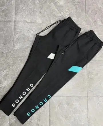 삿포로 오키나와 매장 한정판 CRONOS 조거 팬츠 블랙 M 사이즈