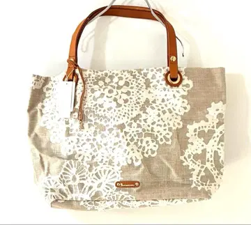 탑카피 마티스사 린넨 레이스 프린트 프랑스 패브릭 토트백