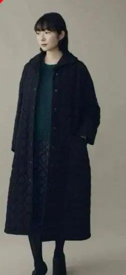 미나 페르호넨 탬버린 퀼팅 코트 블랙 36