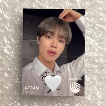 &TEAM WE 추첨 혜택 친필 사인 트레이딩 카드 럭키 드로우 K 케이