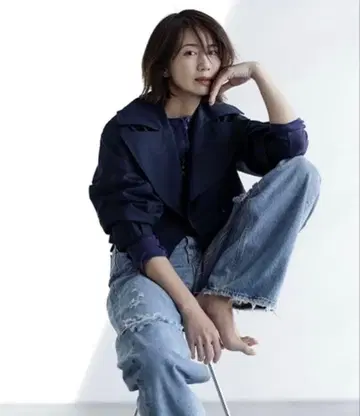 미사용 FORME 숏 트렌치코트