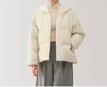 무인양품 발수 다운 자켓 XL 아이보리