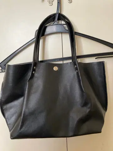 ASAKUSA MADE 가죽 토트백 블랙