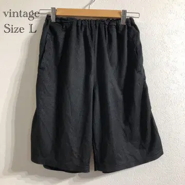 하프 팬츠 블랙 vintage 빈티지 레트로 스트릿 모드