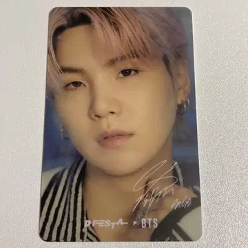 DFESTA FINAL 트레이딩 카드 BTS 슈가 SUGA 8/14