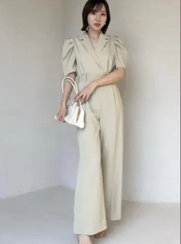 anuans 턱 슬리브 테일러드 올인원