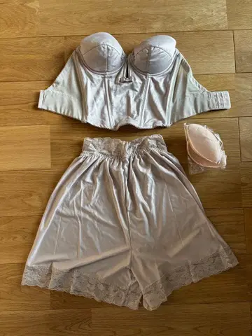 브라이덜 이너 상하의 세트 B65